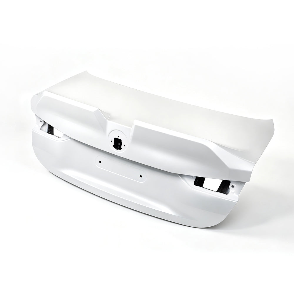 SOOQOO BMW M4 G82 Rear Trunk Lid In Primer Finish Carbon — product view 2
