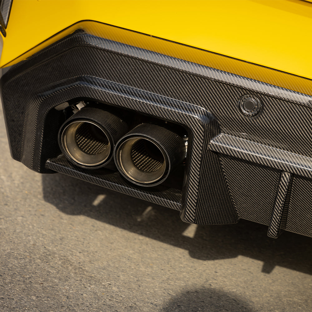 SOOQOO V1 BMW M5 G90 Rear Diffuser In Prepreg Carbon Fiber — product view 8