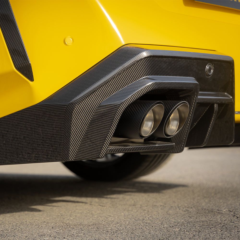 SOOQOO V1 BMW M5 G90 Rear Diffuser In Prepreg Carbon Fiber — product view 10