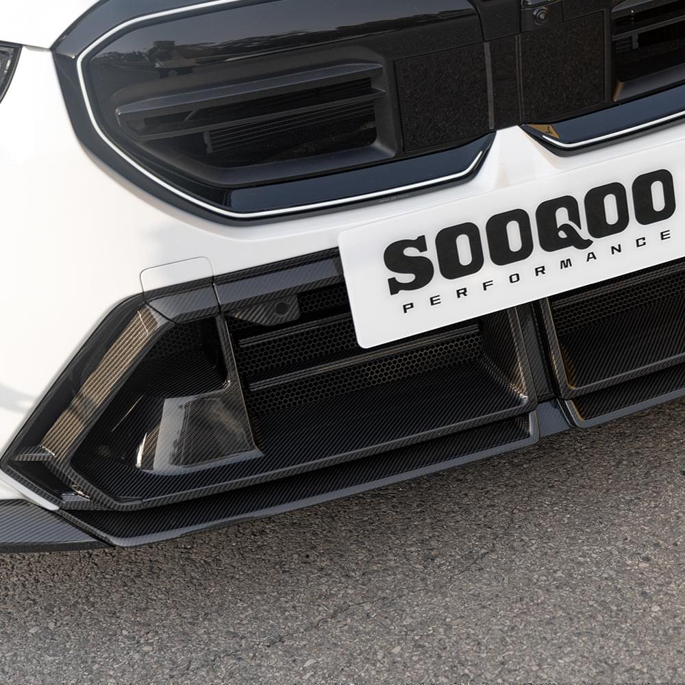 SOOQOO BMW M5 G90 Front Lower Grille In Prepreg Carbon Fiber — product view 10