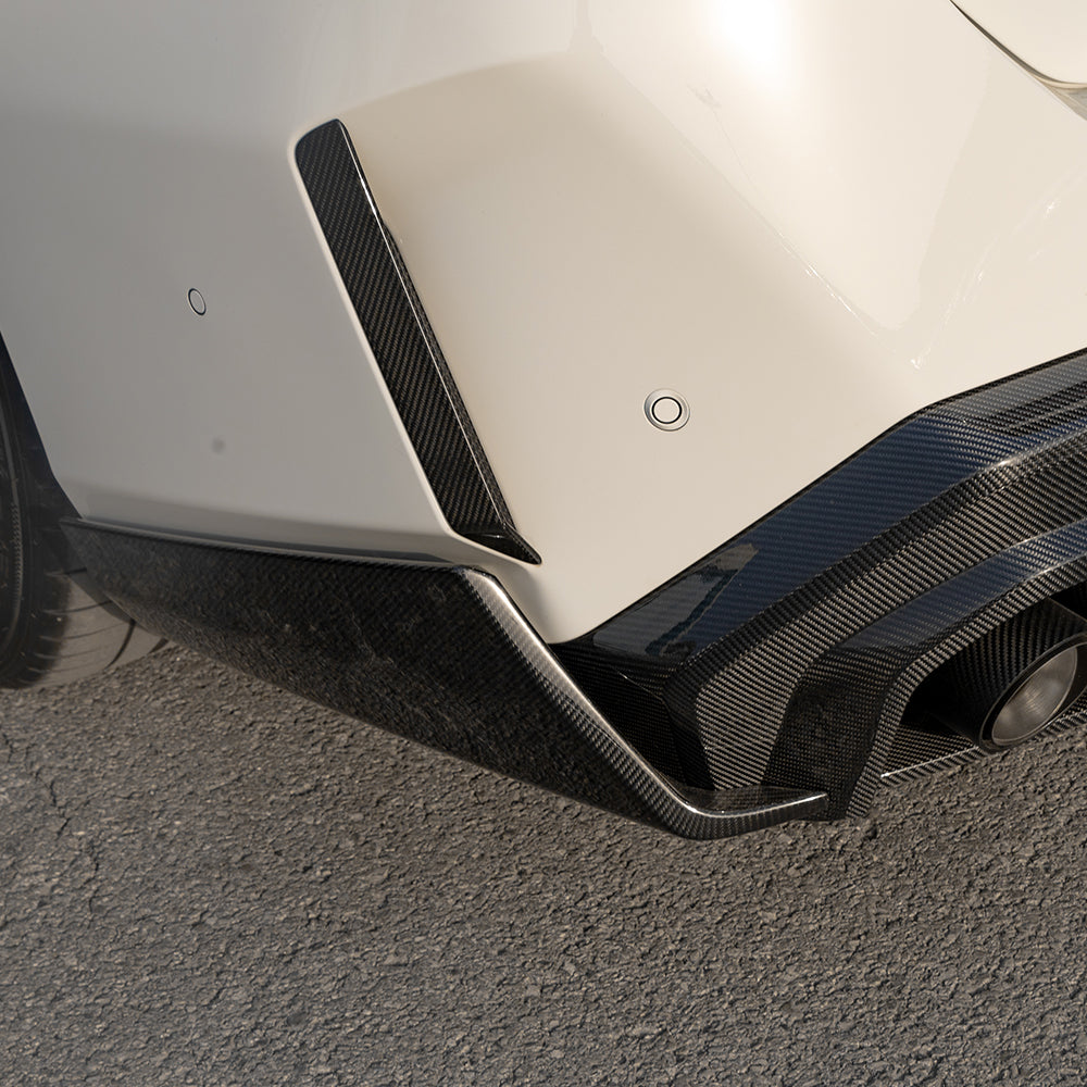 SOOQOO BMW M5 G90 Reflector Trims In Prepreg Carbon Fiber — product view 4