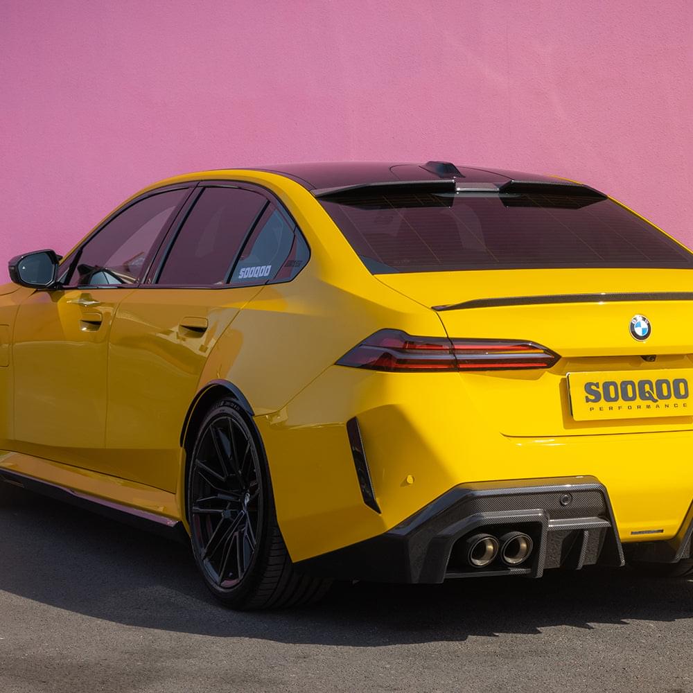 SOOQOO BMW M5 G90 Reflector Trims In Prepreg Carbon Fiber — product view 6
