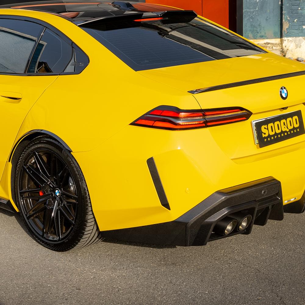 SOOQOO BMW M5 G90 Reflector Trims In Prepreg Carbon Fiber — product view 8