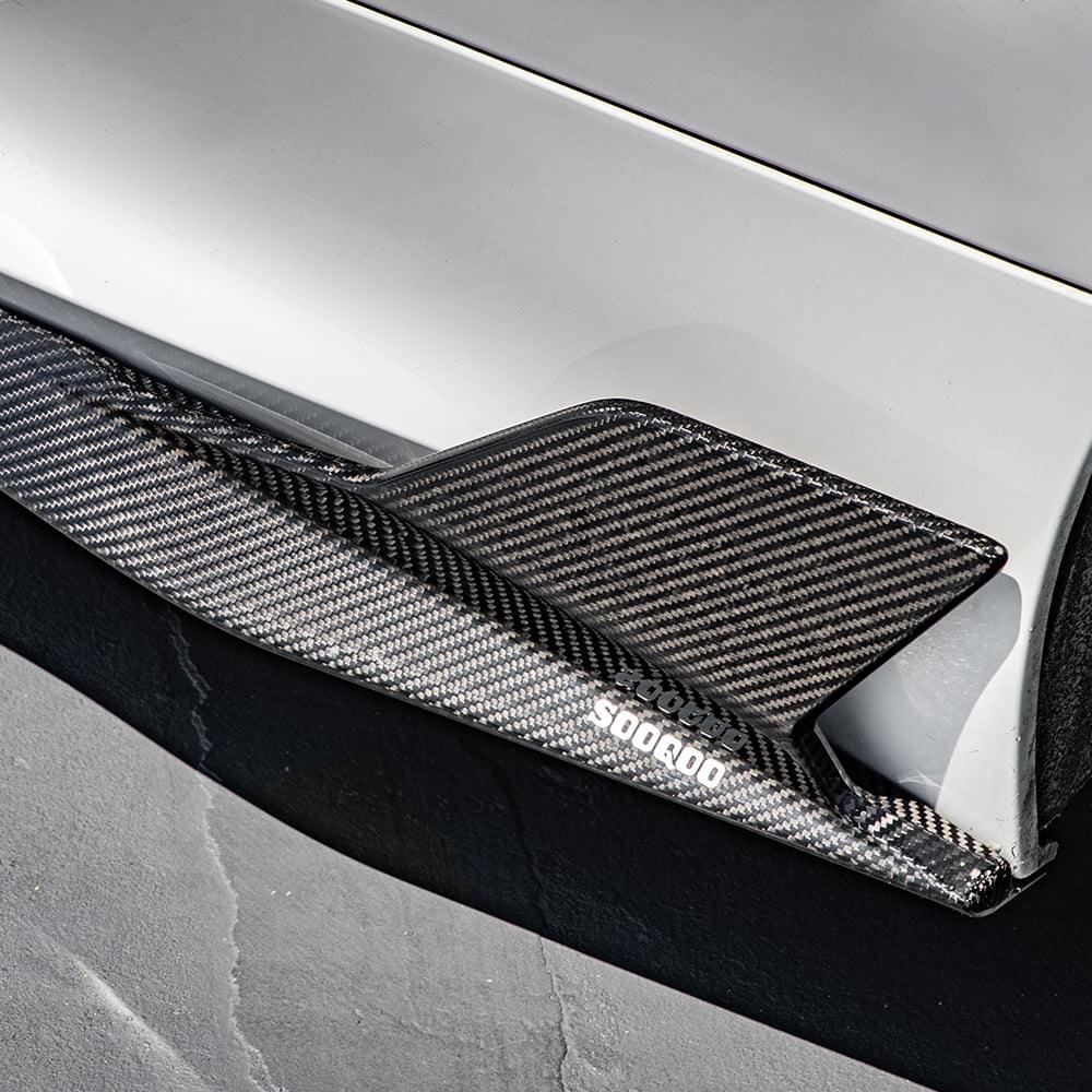 SOOQOO BMW M8 F92 Side Skirt In Prepreg Carbon Fiber — product view 14