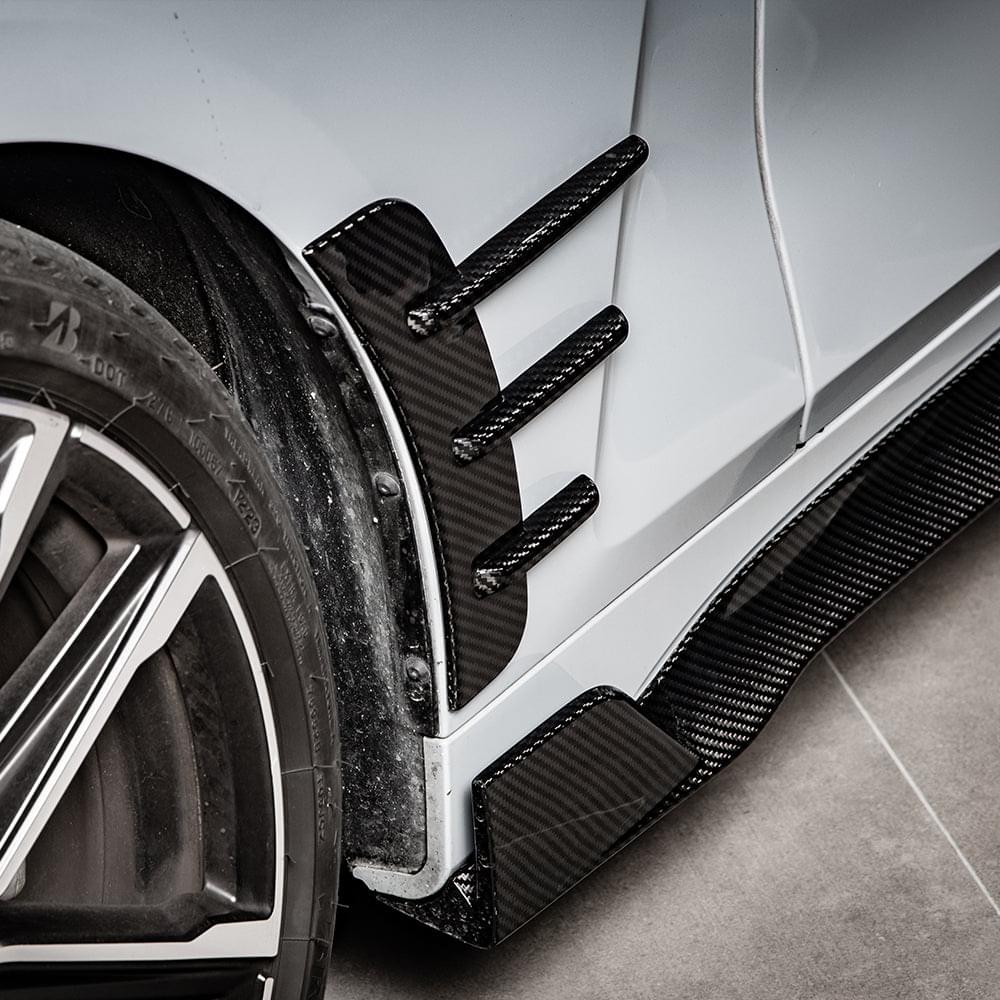 SOOQOO BMW 4 Series G22 Front Arch Trims In Prepreg Carbon Fiber — product view 2