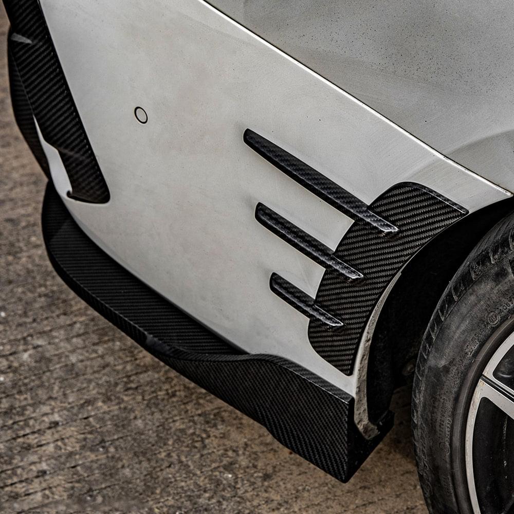SOOQOO BMW 4 Series G22 Rear Arch Trims In Prepreg Carbon Fiber — product view 2