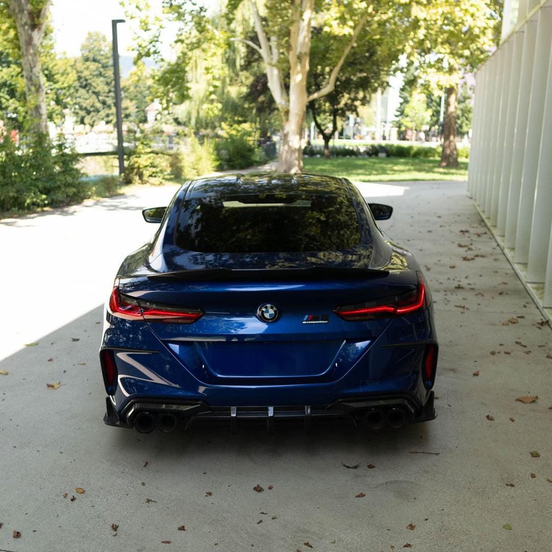 SOOQOO BMW M8 F93 Rear Diffuser In Prepreg Carbon Fiber — product view 12