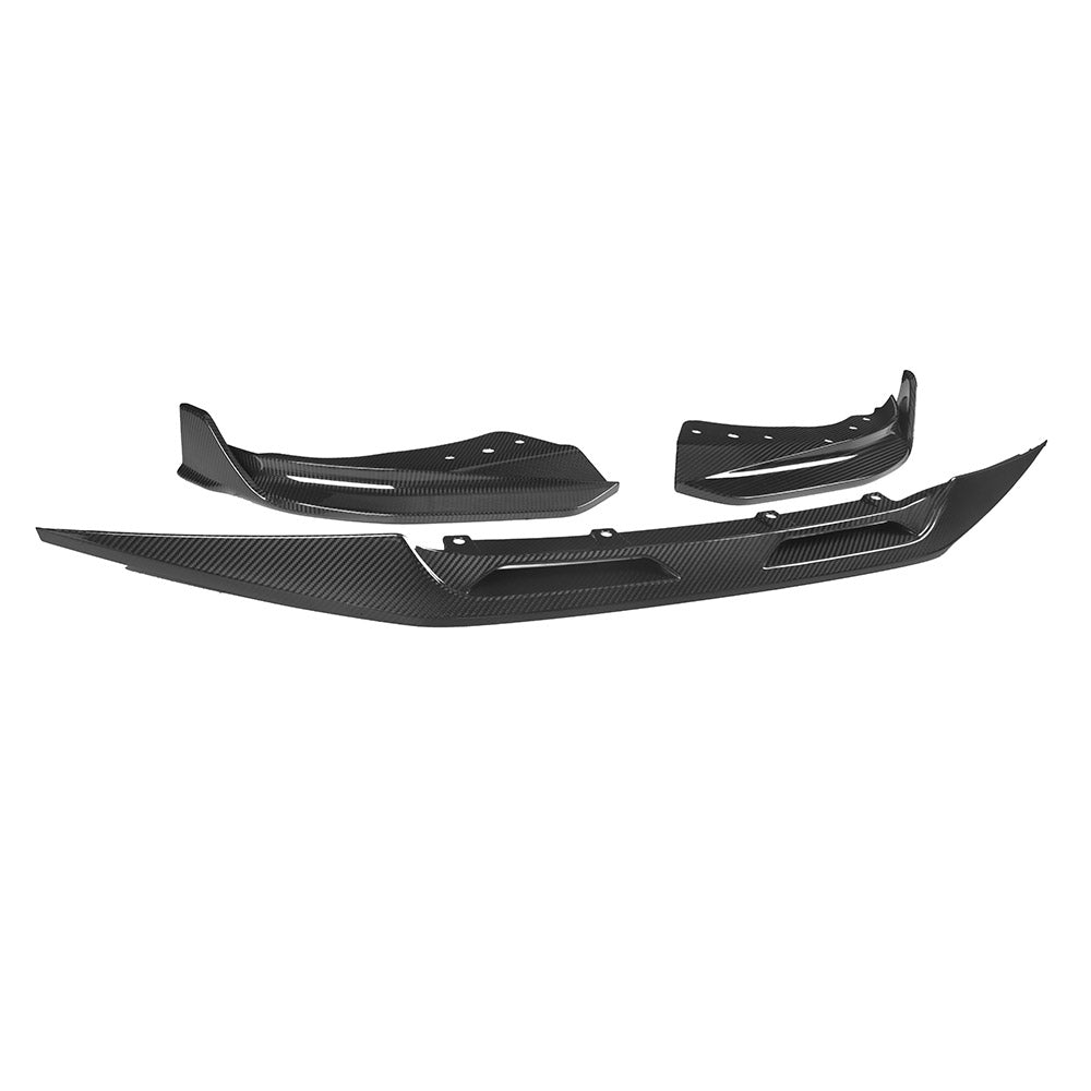 SOOQOO BMW 4 Series G22 Front Lip In Prepreg Carbon Fiber — product view 3