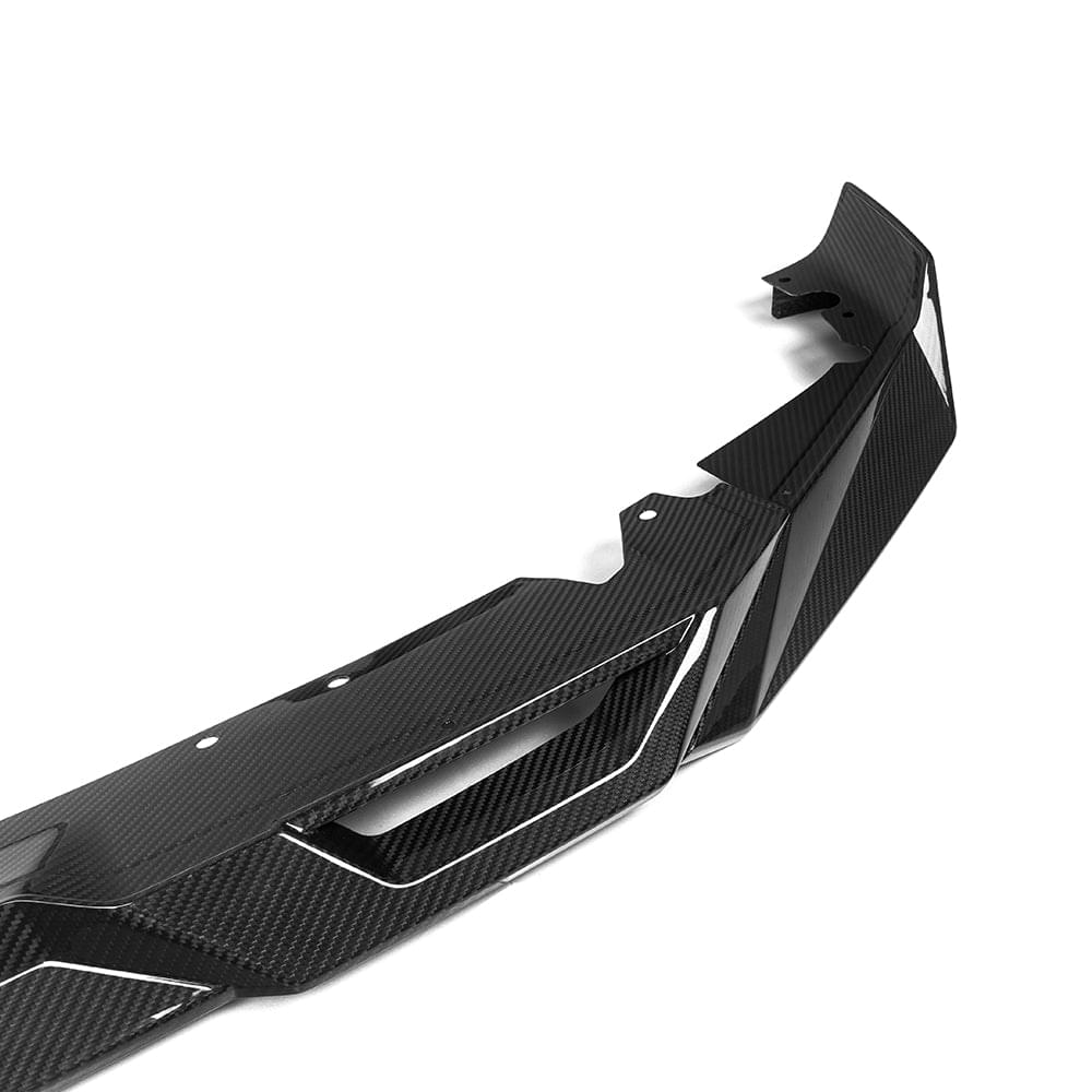 SOOQOO BMW X5M F95 LCI Front Lip In Prepreg Carbon Fiber — product view 3