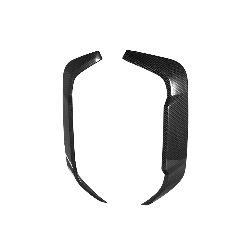 SOOQOO BMW X6M F96 Rear Bumper Insert In Prepreg Carbon Fiber — product view 3