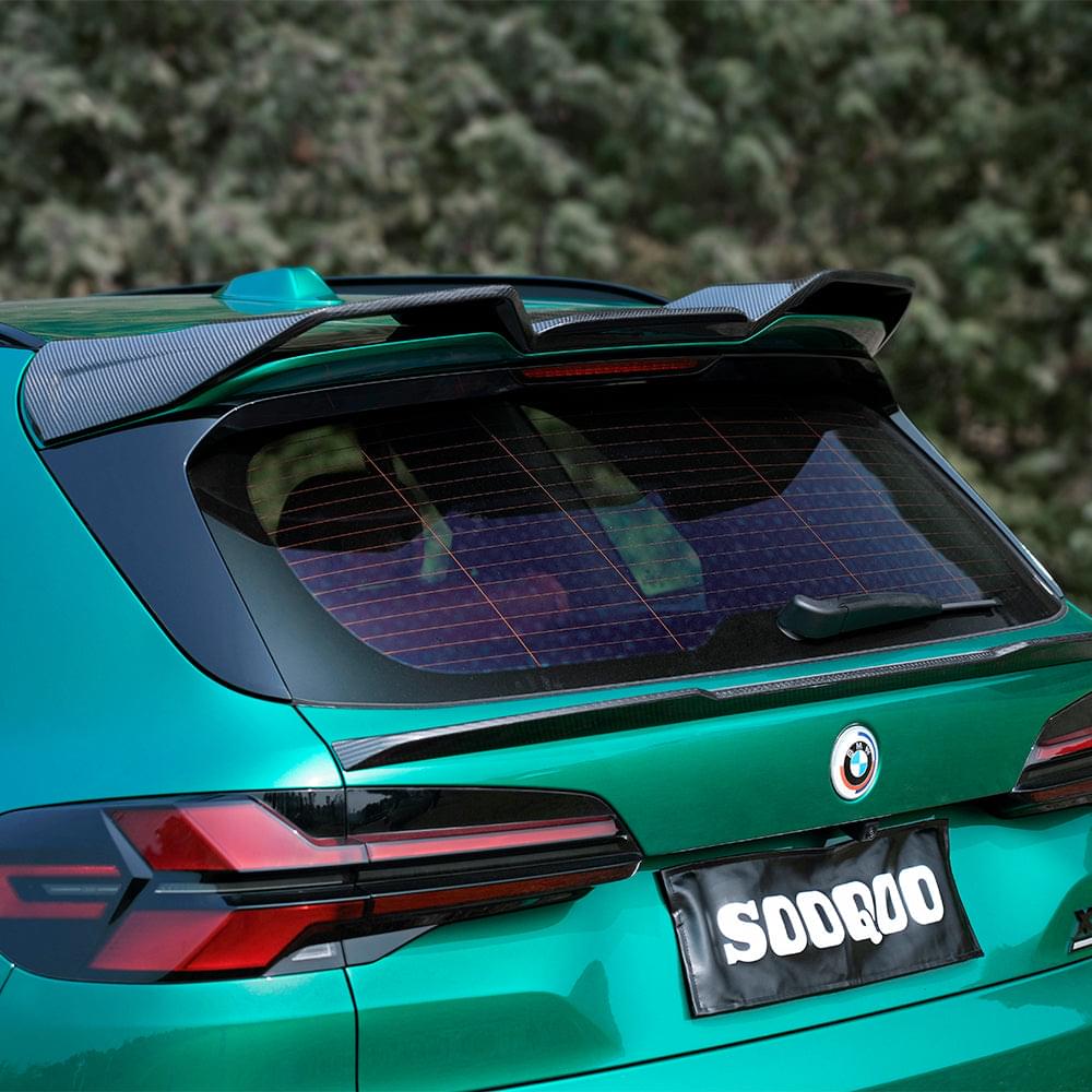 SOOQOO BMW X5M F95 Top Spoiler In Prepreg Carbon Fiber — product view 6