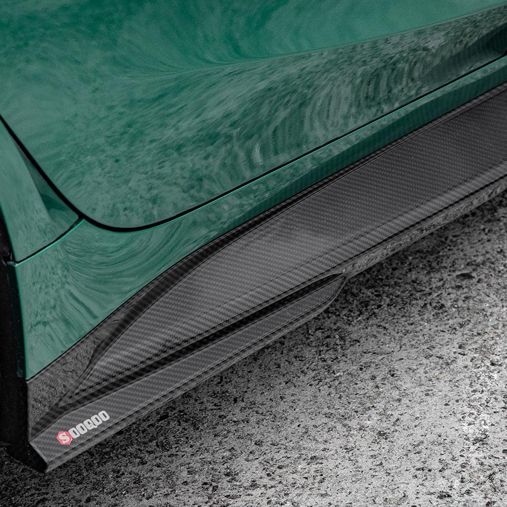 SOOQOO BMW M4 G82 Side Skirt In Prepreg Carbon Fiber — product view 7