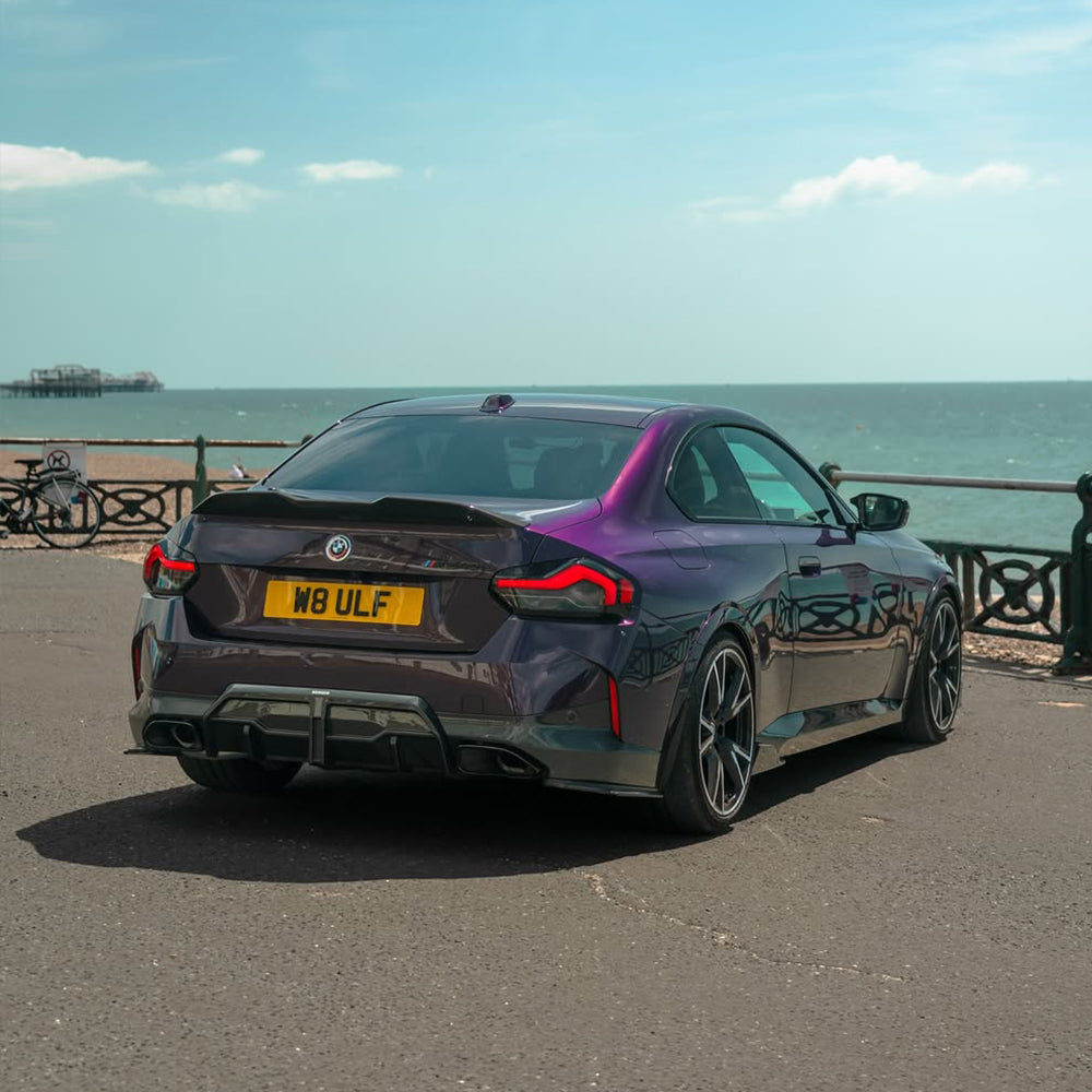 SOOQOO BMW 2 Series G42 Center Diffuser In Prepreg Carbon Fiber — product view 4