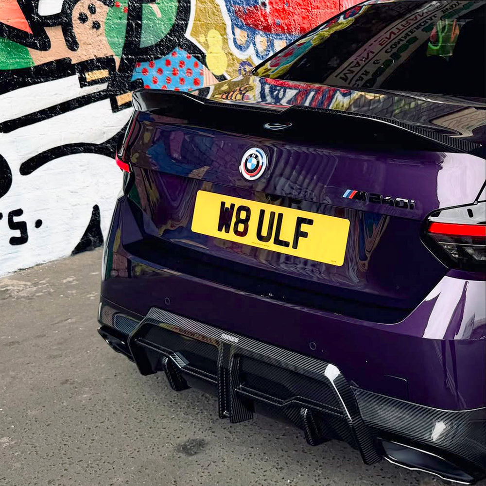 SOOQOO BMW 2 Series G42 Center Diffuser In Prepreg Carbon Fiber — product view 6
