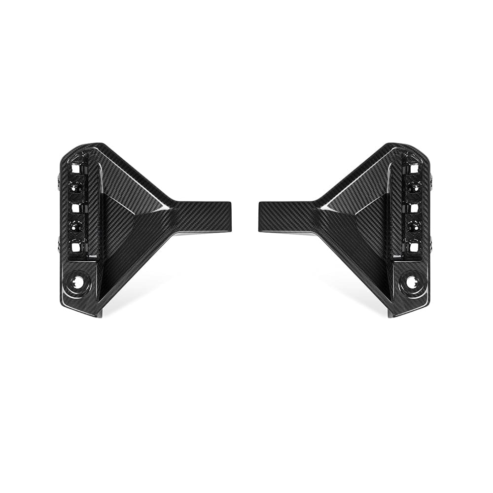 SOOQOO BMW M2 G87 Rear Bumper Inserts In Prepreg Carbon Fiber — product view 3