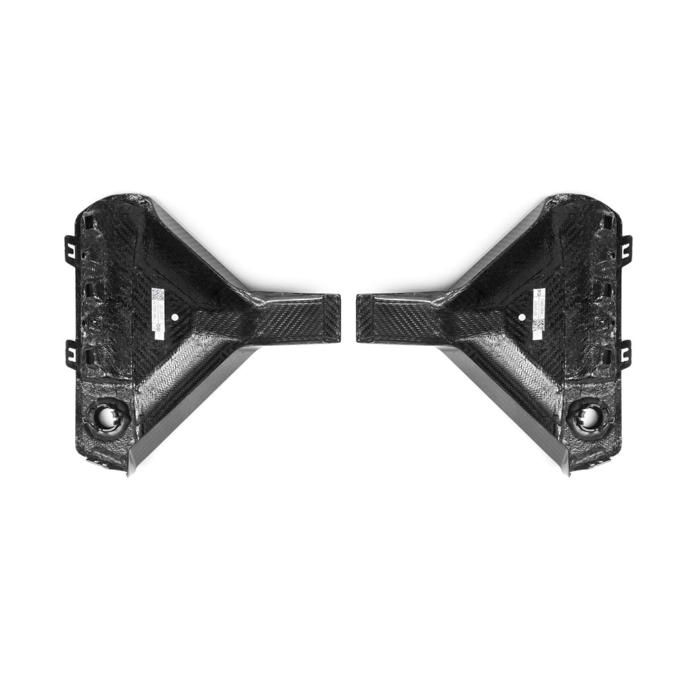 SOOQOO BMW M2 G87 Rear Bumper Inserts In Prepreg Carbon Fiber — product view 7