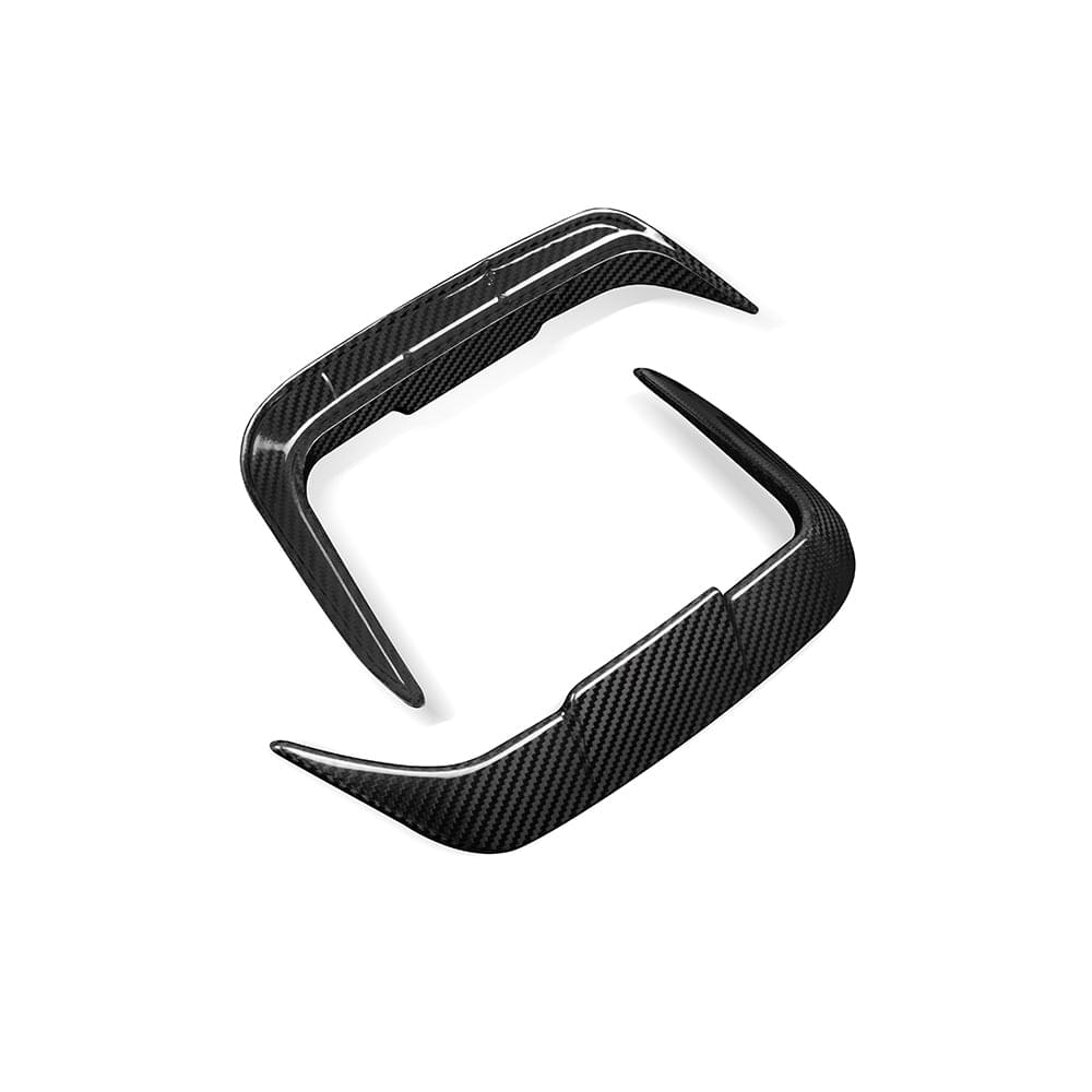 SOOQOO BMW IX3 G08 Rear Bumper Inserts In Prepreg Carbon Fiber — product view 9
