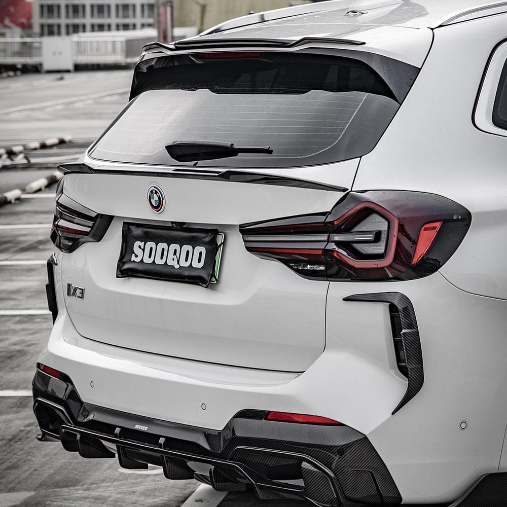 SOOQOO BMW X3 G01 Top Spoiler In Prepreg Carbon Fiber — product view 6