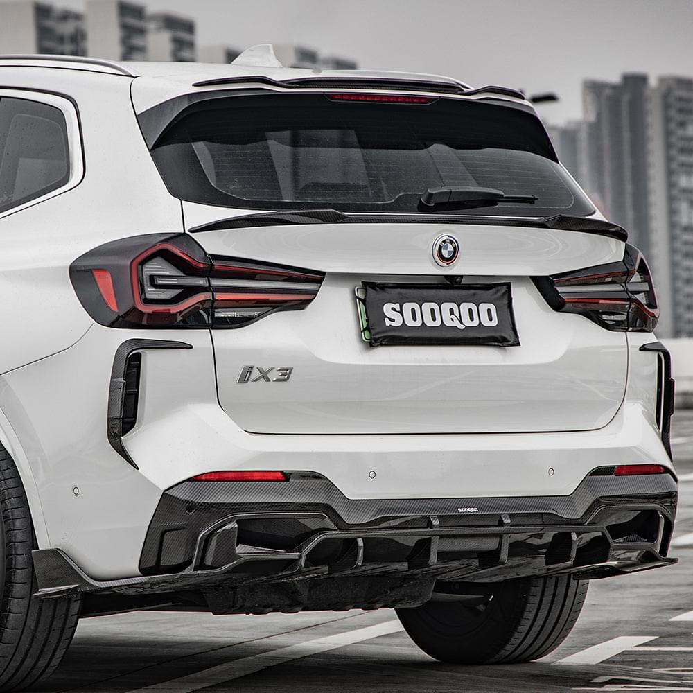 SOOQOO BMW X3 G01 Top Spoiler In Prepreg Carbon Fiber — product view 8