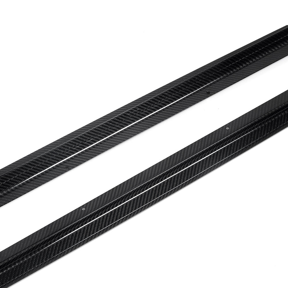 SOOQOO BMW 2 Series G42 Side Skirt In Prepreg Carbon Fiber — product view 5