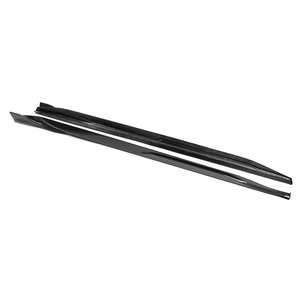 SOOQOO BMW i4 G26 Side Skirt In Prepreg Carbon Fiber — product view 7