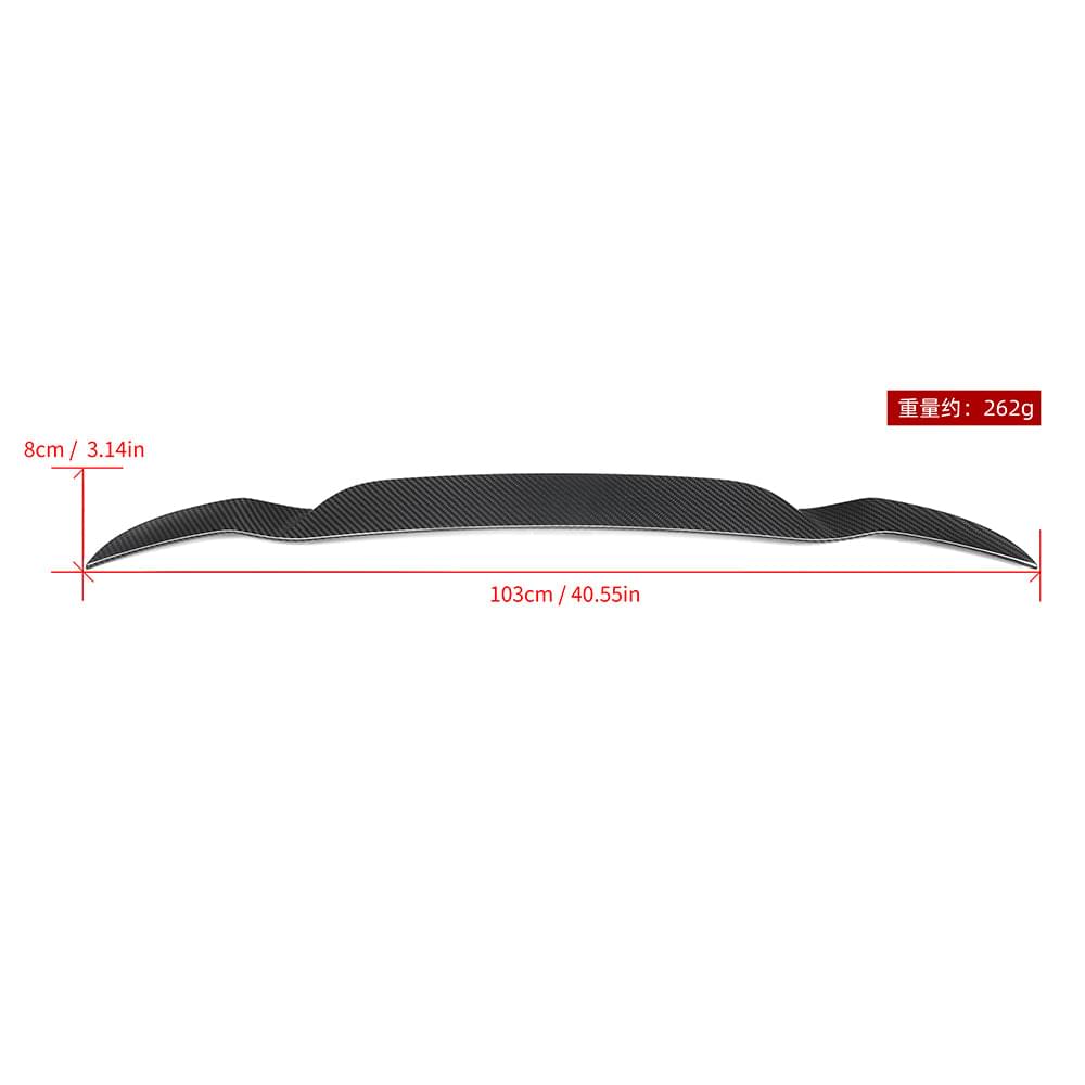 SOOQOO BMW X3 G01 Top Spoiler In Prepreg Carbon Fiber — product view 9