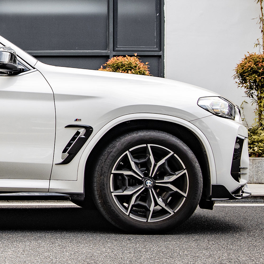 SOOQOO BMW X3 G01 LCI Side Fender Trims In Prepreg Carbon Fiber — product view 6