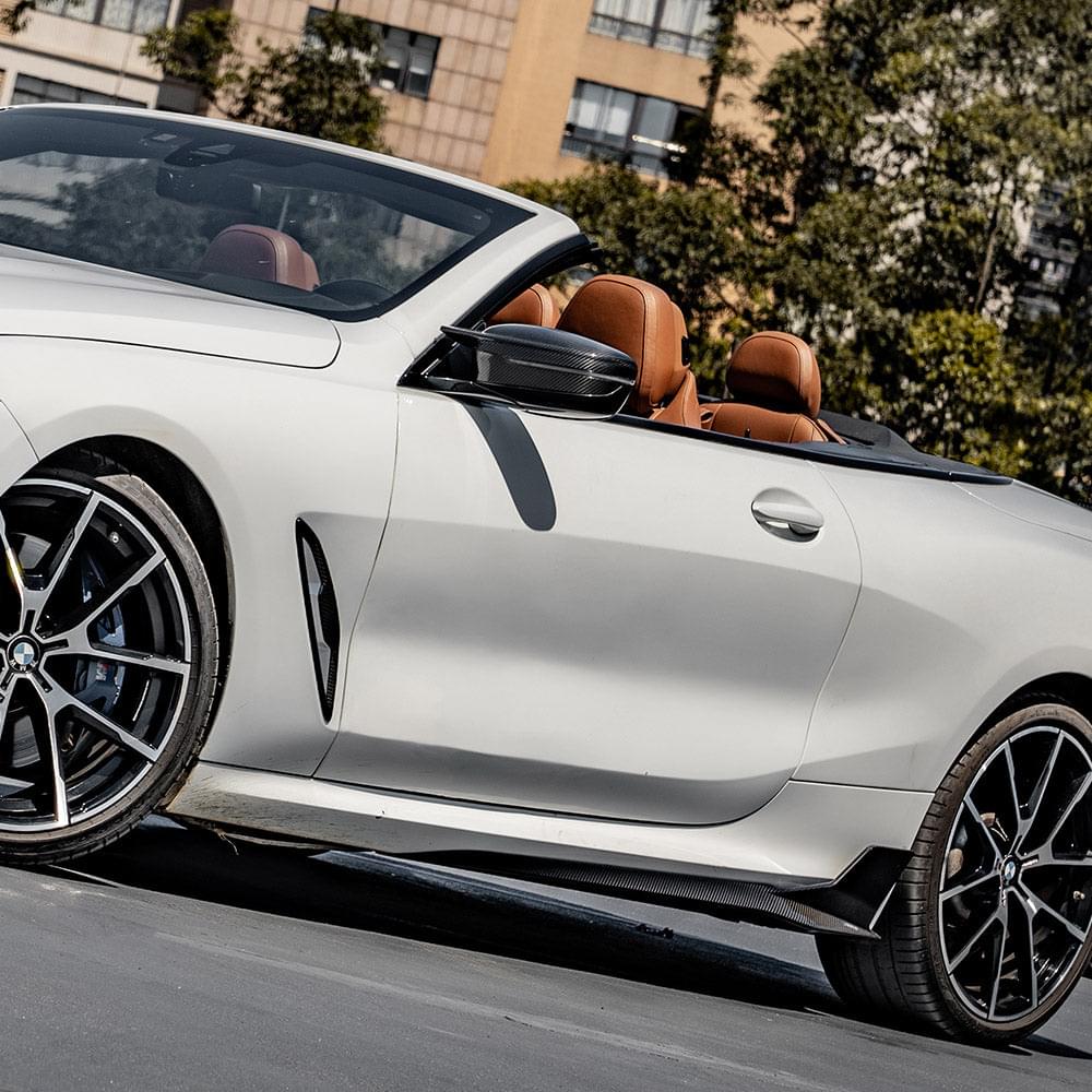 SOOQOO BMW M8 F92 Side Skirt In Prepreg Carbon Fiber — product view 10