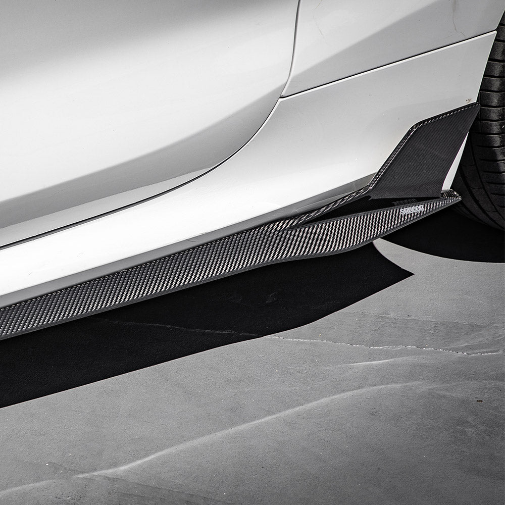 SOOQOO BMW M8 F92 Side Skirt In Prepreg Carbon Fiber — product view 13