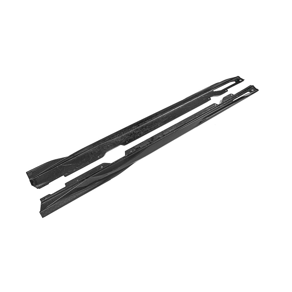 SOOQOO BMW 4 Series G26 Side Skirt In Prepreg Carbon Fiber — product view 3