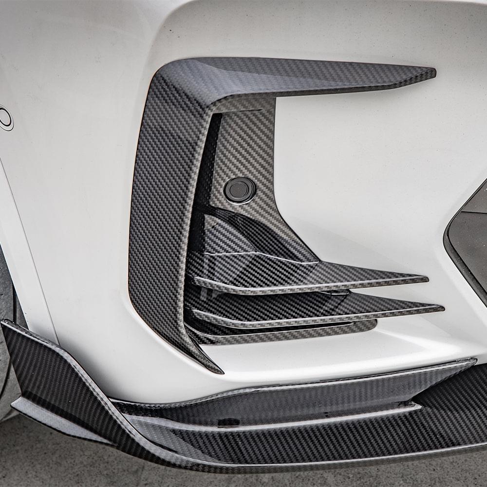 SOOQOO BMW X3 G01 LCI Front Vent Trims In Prepreg Carbon Fiber — product view 2