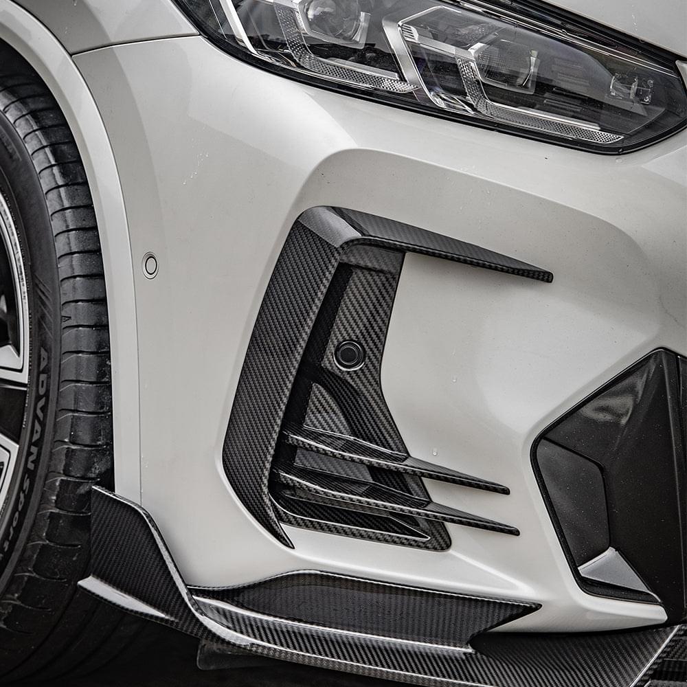 SOOQOO BMW X3 G01 LCI Front Vent Trims In Prepreg Carbon Fiber — product view 8