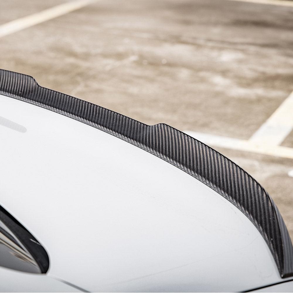 SOOQOO BMW 2 Series G42 Rear Spoiler In Prepreg Carbon Fiber — product view 4