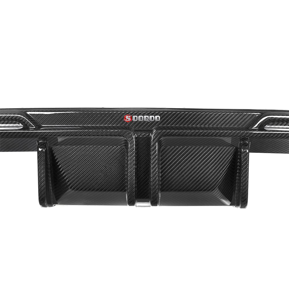 SOOQOO V1 BMW M3 G80 Rear Diffuser In Prepreg Carbon Fiber — product view 7