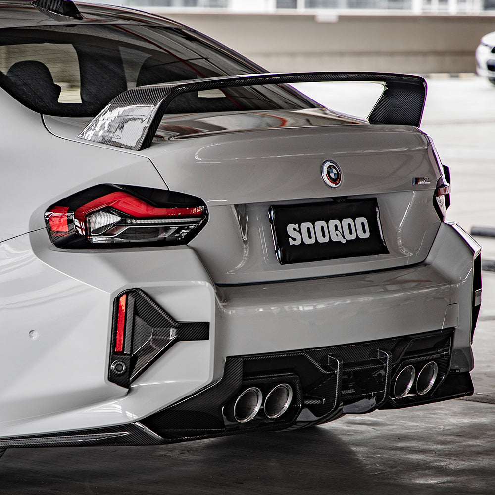 SOOQOO V1 BMW M2 G87 Rear Diffuser In Prepreg Carbon Fiber — product view 8