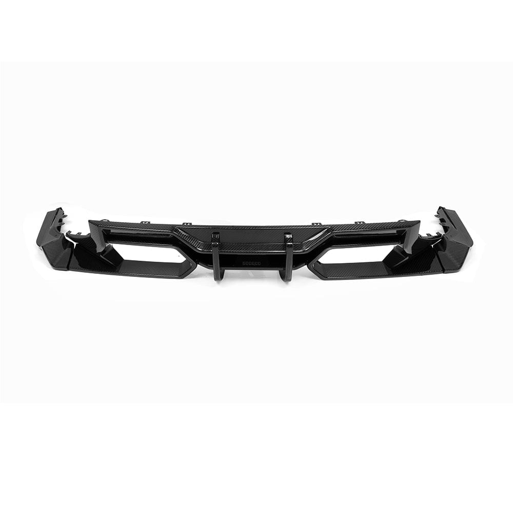 SOOQOO V1 BMW M2 G87 Rear Diffuser In Prepreg Carbon Fiber — product view 5