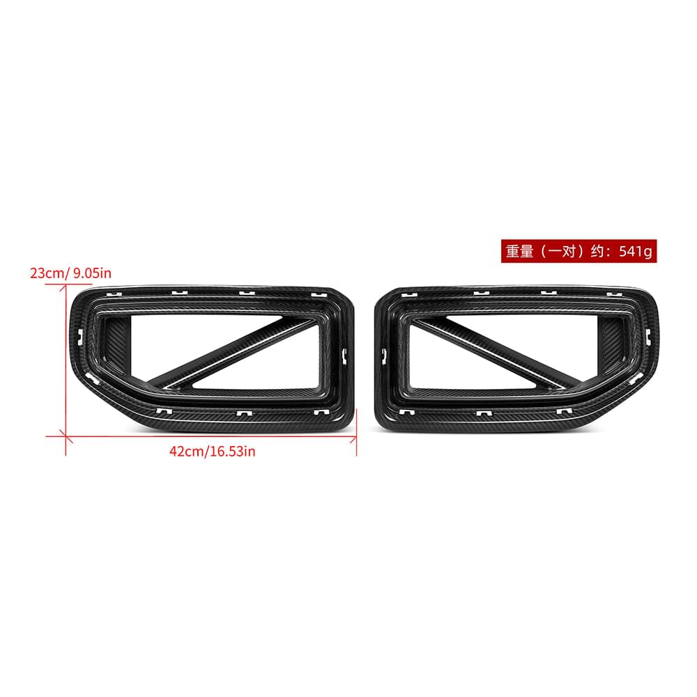SOOQOO V1 BMW M2 G87 Front Grille In Prepreg Carbon Fiber — product view 9