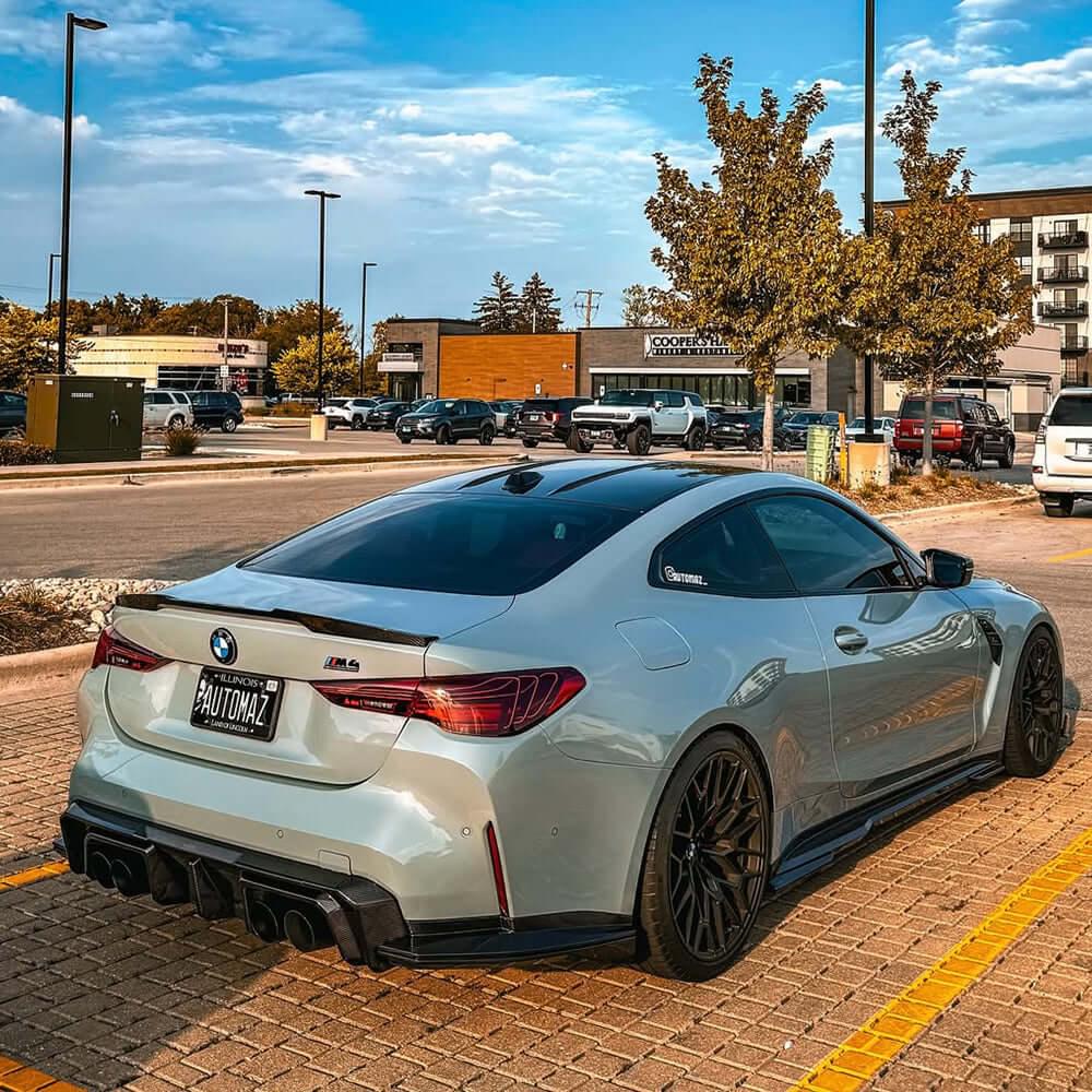 SOOQOO V2 BMW M4 G82 G83 Rear Diffuser In Prepreg Carbon Fiber — product view 8