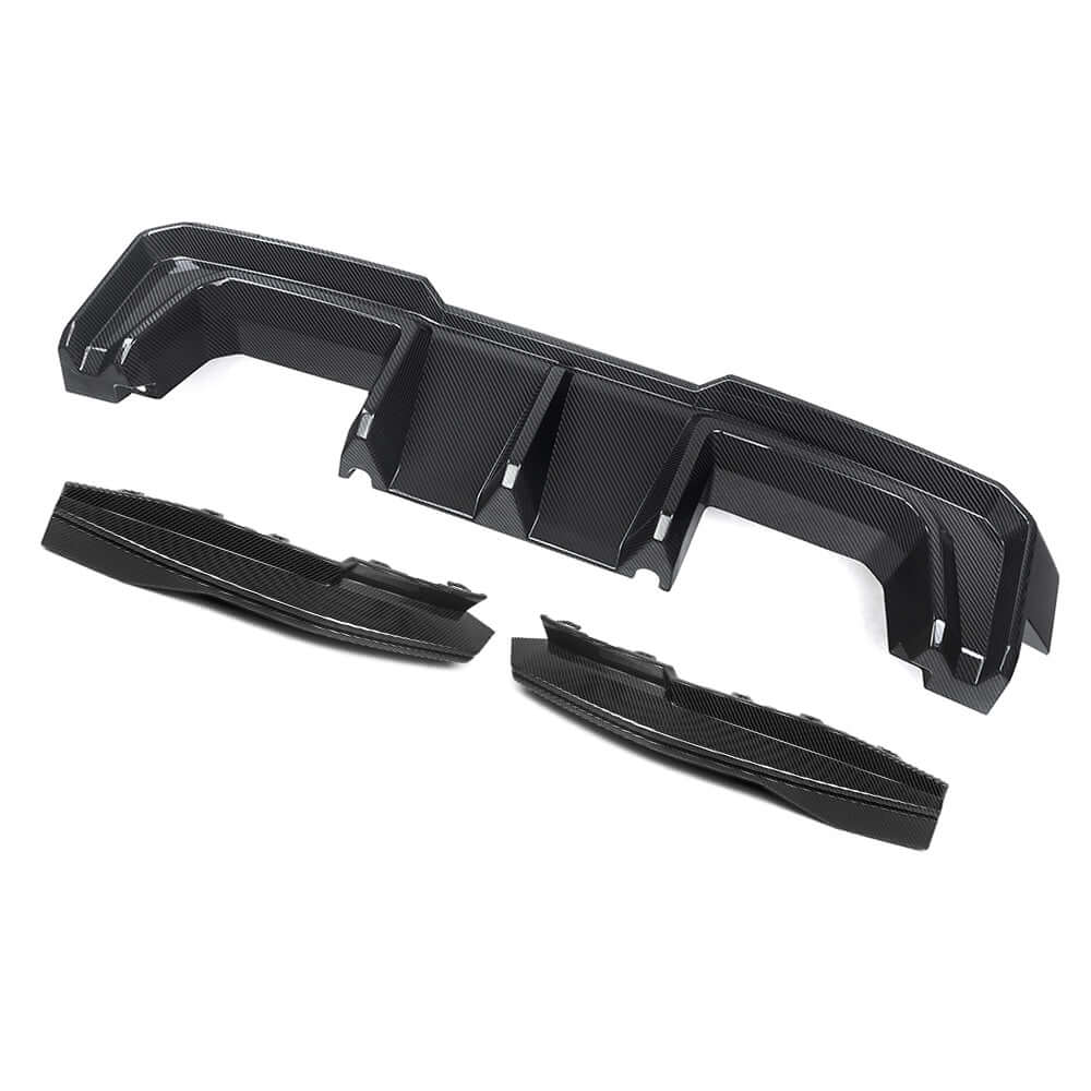 SOOQOO V2 BMW M4 G82 G83 Rear Diffuser In Prepreg Carbon Fiber — product view 3