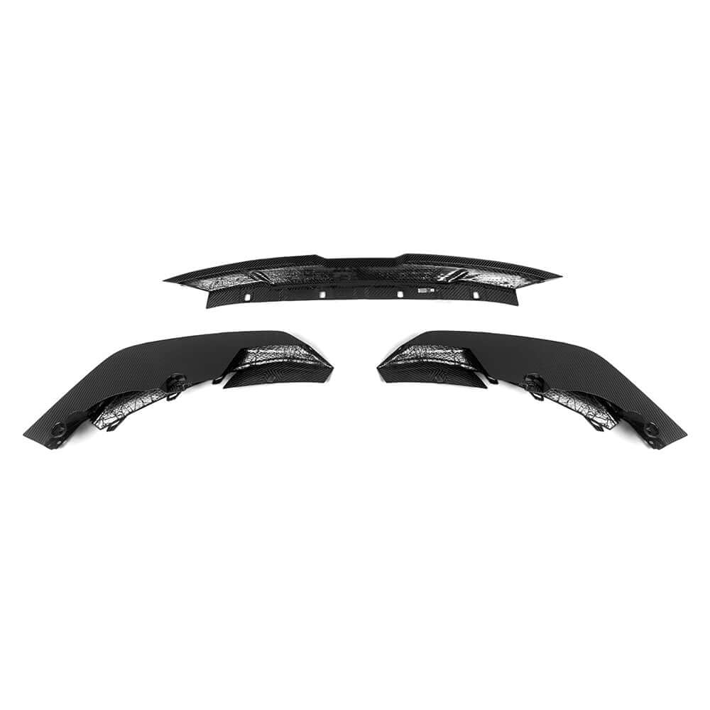 SOOQOO V2 BMW G8x M3 M4 Front Lip In Prepreg Carbon Fiber — product view 5
