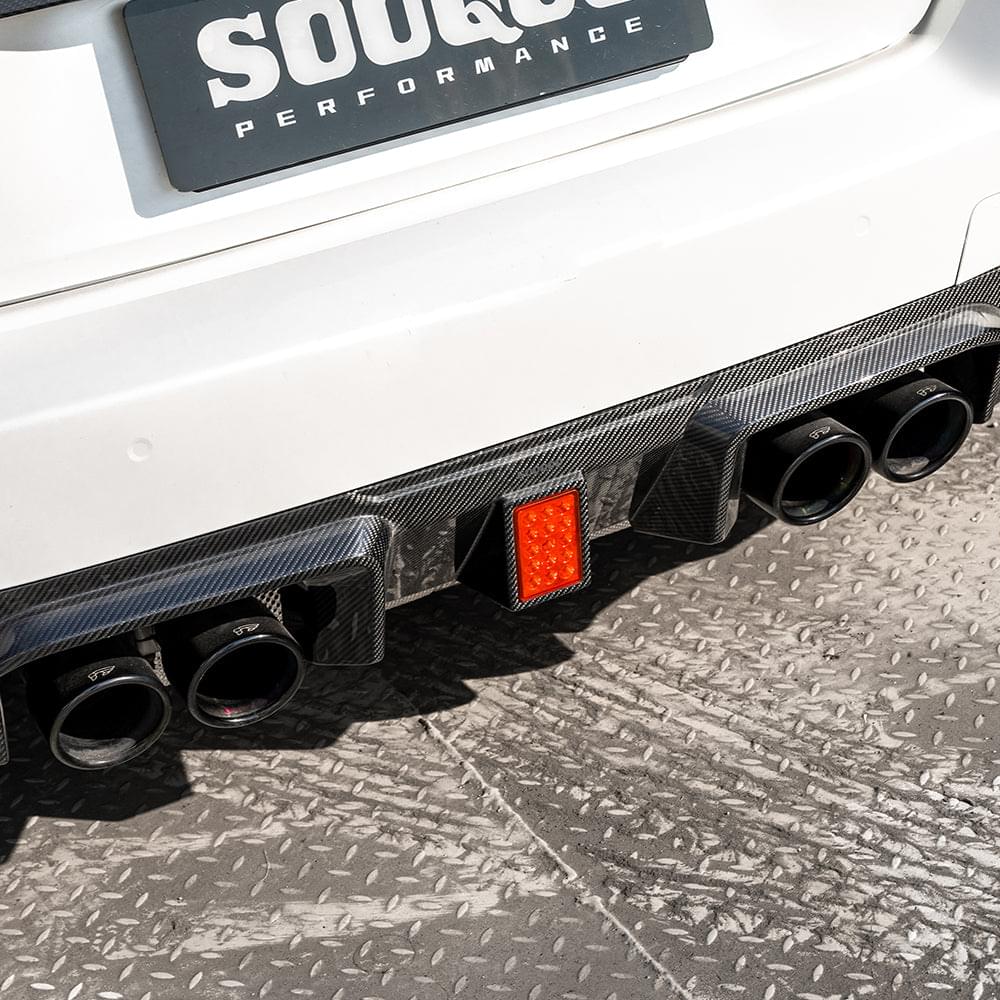 SOOQOO V3 BMW M2 G87 Rear Diffuser In Prepreg Carbon Fiber — product view 12