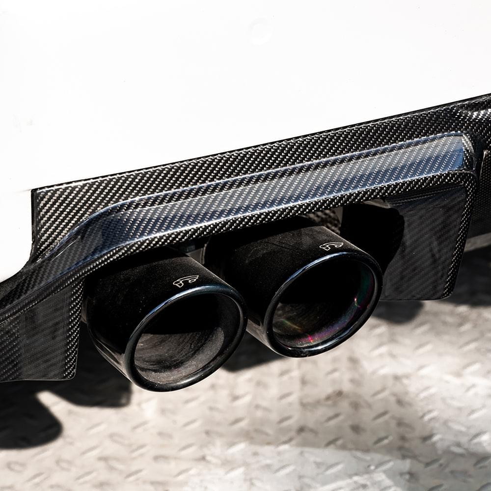 SOOQOO V3 BMW M2 G87 Rear Diffuser In Prepreg Carbon Fiber — product view 14