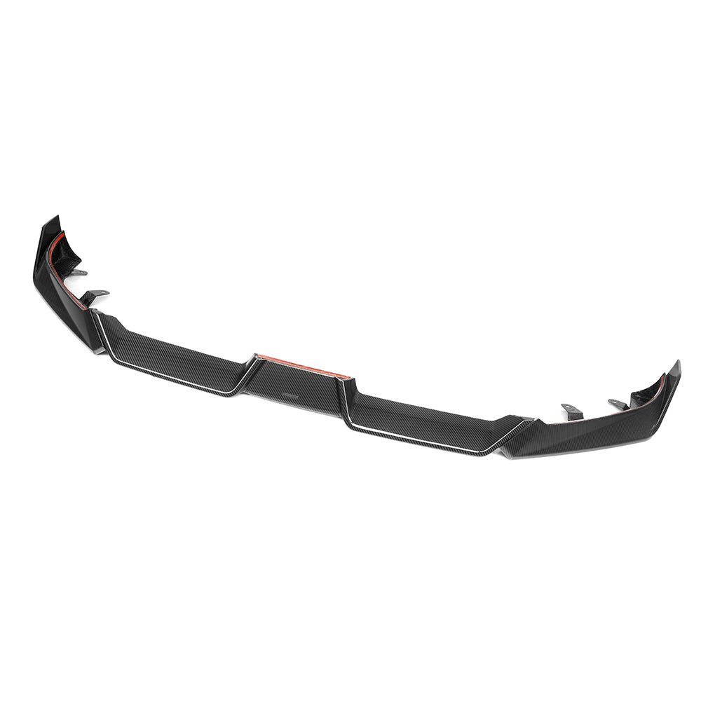SOOQOO BMW X6 G06 LCI Front Lip In Prepreg Carbon Fiber — product view 3