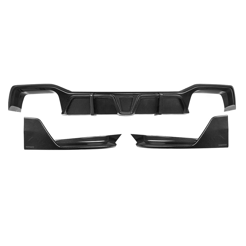 SOOQOO BMW X4M F98 LCI Rear Diffuser In Prepreg Carbon Fiber