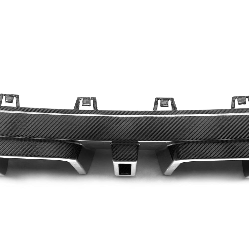 SOOQOO BMW X6 G06 Rear Diffuser W/Brake Light In Prepreg Carbon Fiber — product view 8