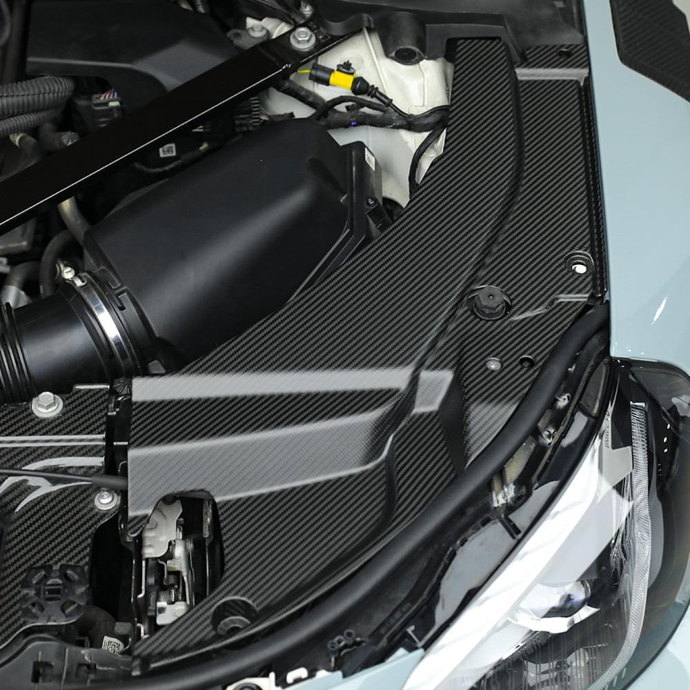 SOOQOO BMW M2 G87 Engine Bay Trim Set In Prepreg Carbon Fiber — product view 8