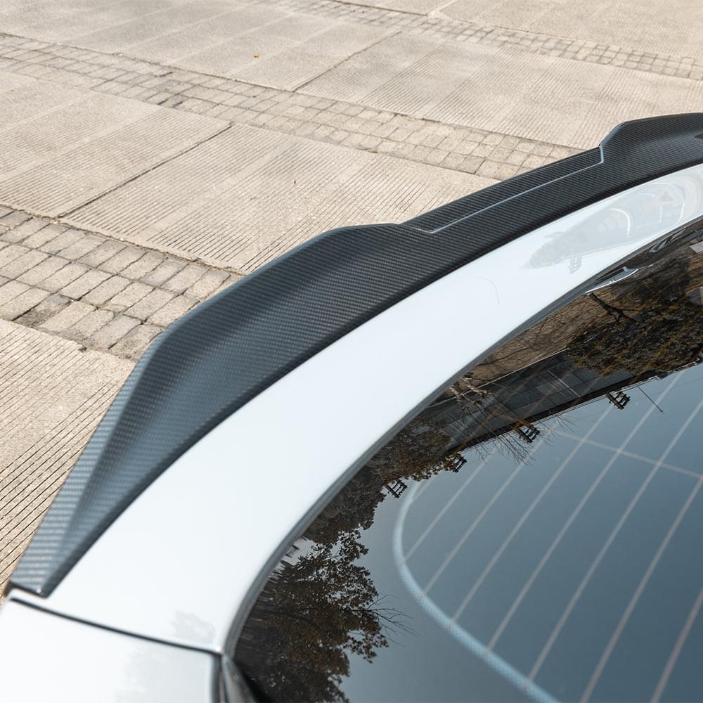 SOOQOO BMW X4M F98 Rear Spoiler In Prepreg Carbon Fiber — product view 12