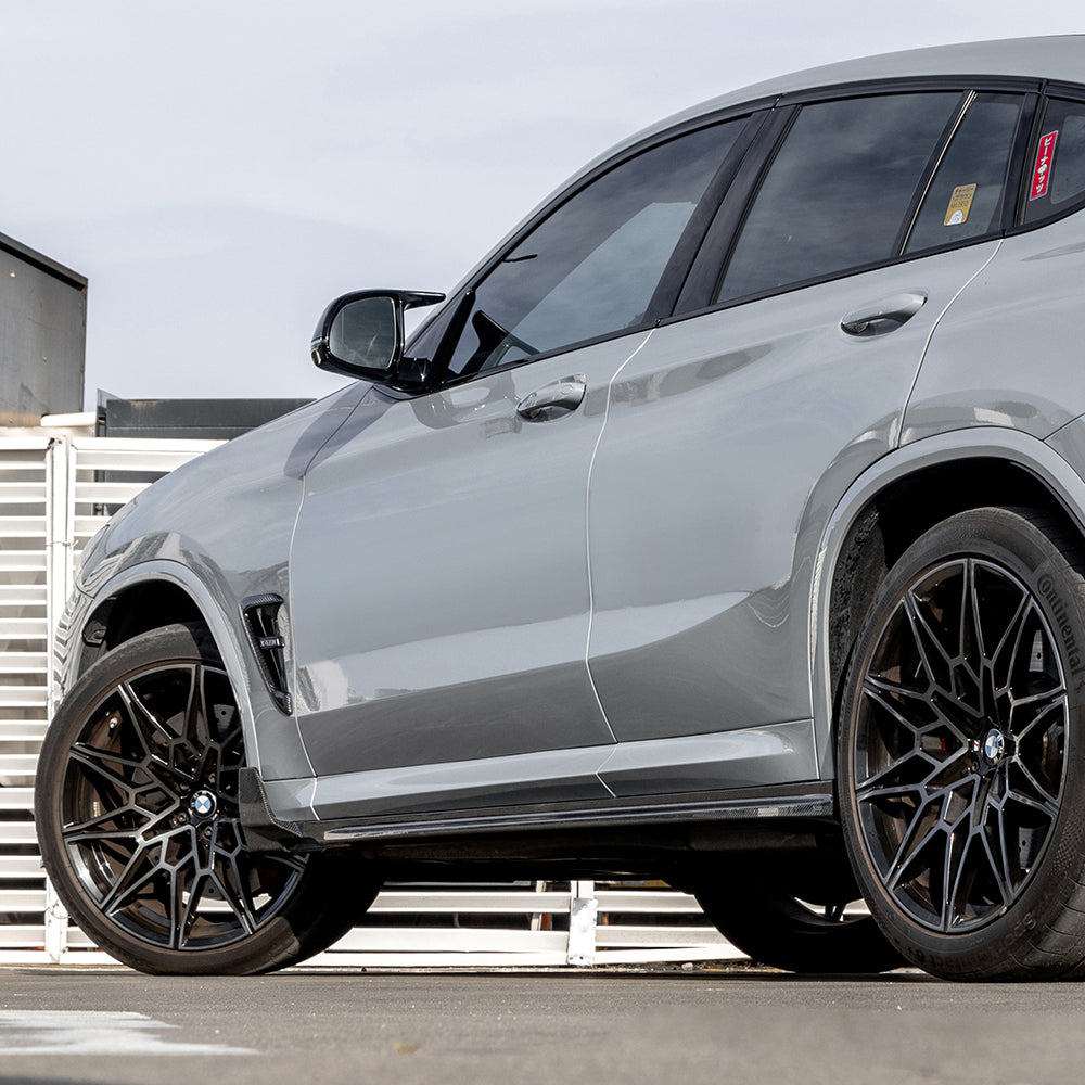 SOOQOO V2 BMW X3M F97 X4M F98 Side Skirt In Prepreg Carbon Fiber — product view 2