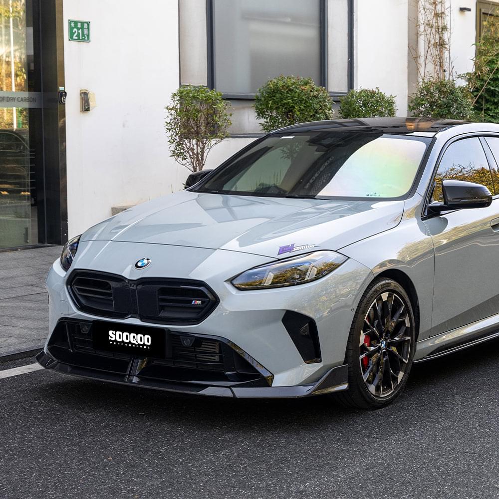 SOOQOO BMW 2 Series F74 Front Lip In Prepreg Carbon Fiber — product view 6