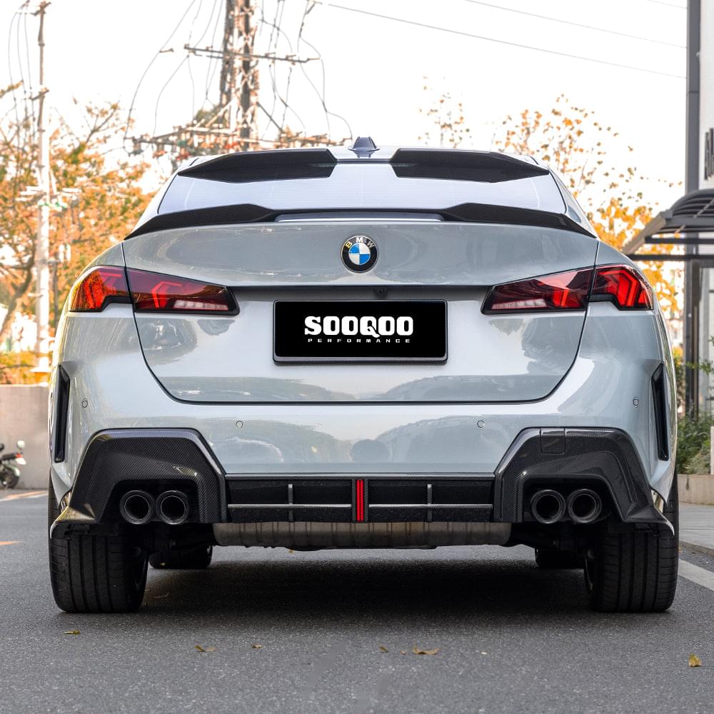 SOOQOO BMW 2 Series F74 Rear Diffuser In Prepreg Carbon Fiber — product view 4